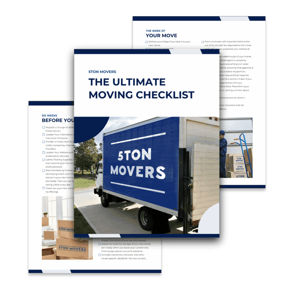 Checklist- 5tonmovers