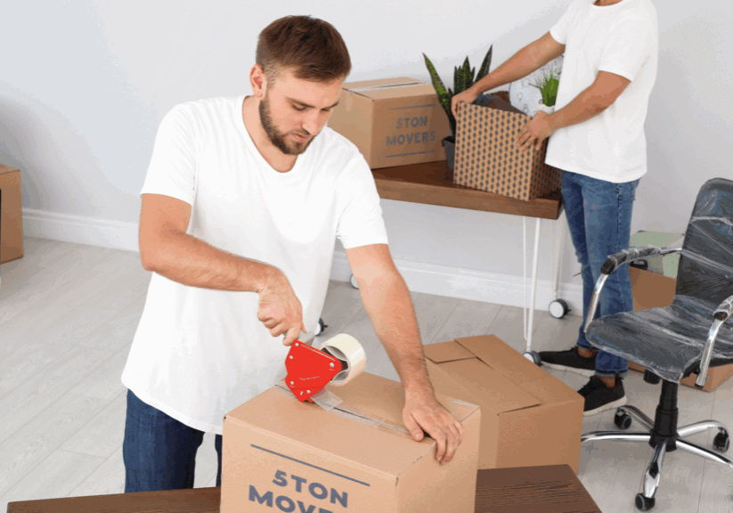 packaging with boxes