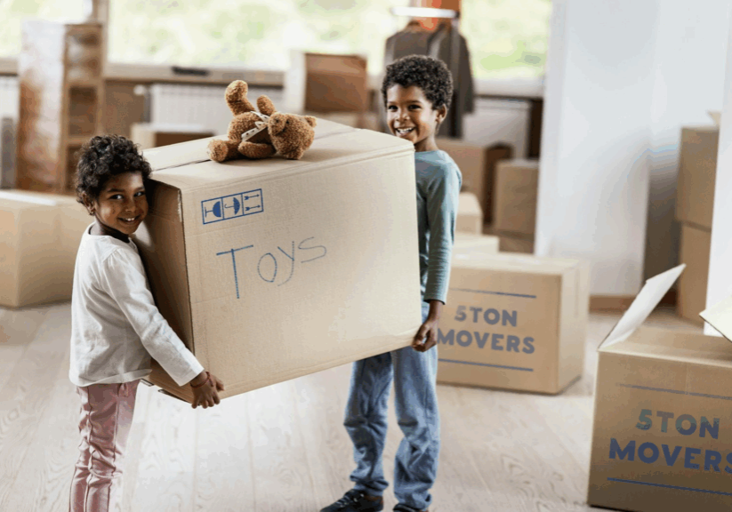 children boxes moving company