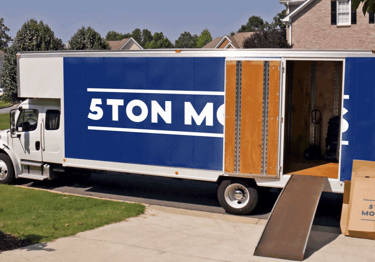 truck with the logo